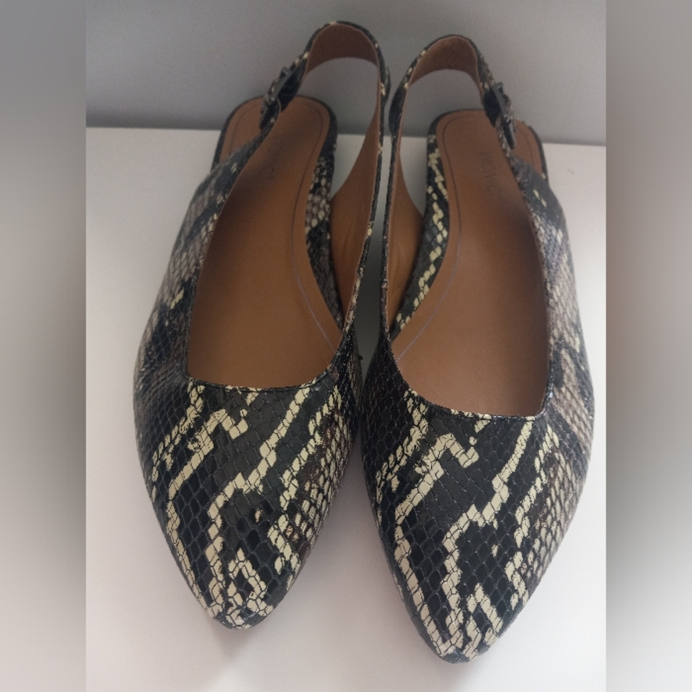 Vionic Jade Flat Slingback Boa Pointed-Toe Flat S… - image 2